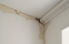 Why plaster cornices crack due to building movement installation issues and ageing plasterwork