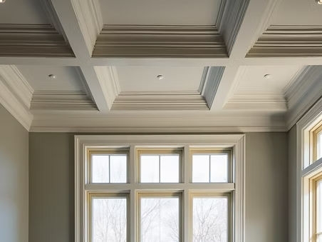 Coffered ceiling