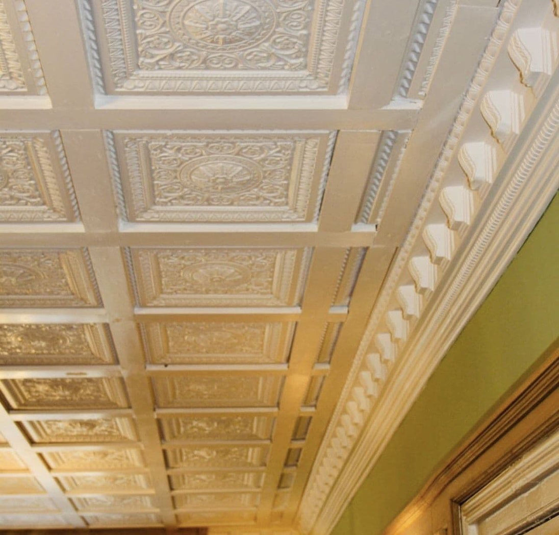 Professional cornice installation quality using traditional plaster moulding techniques